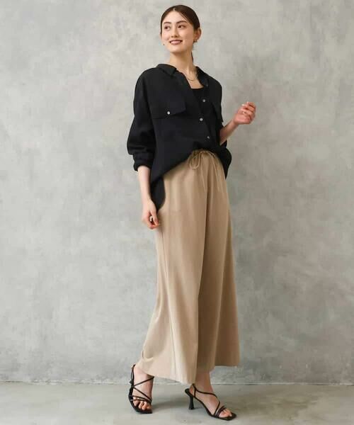 Maison de CINQ / メゾン ドゥ サンク シャツ・ブラウス | [小さいサイズ]シアーツイルオーバーシャツ | 詳細4