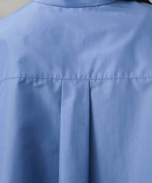 Maison de CINQ / メゾン ドゥ サンク シャツ・ブラウス | [小さいサイズ]バンドカラーテントラインシャツ | 詳細16