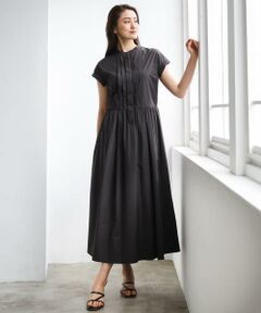 Maison de CINQ / メゾン ドゥ サンク ロング・マキシ丈ワンピース | [小さいサイズ]フレンチスリーブフレアワンピース