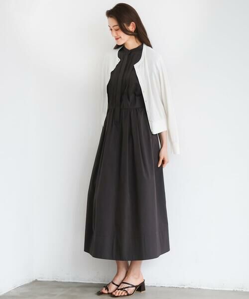 Maison de CINQ / メゾン ドゥ サンク ロング・マキシ丈ワンピース | [小さいサイズ]フレンチスリーブフレアワンピース | 詳細2