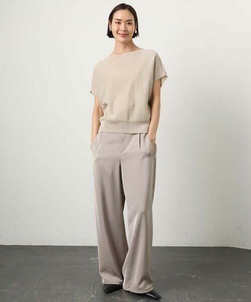 Maison de CINQ / メゾン ドゥ サンク ニット・セーター | [小さいサイズ]ホールガーメント(R)フレンチスリーブニット | 詳細16