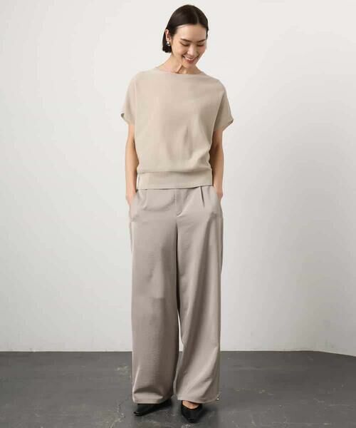 Maison de CINQ / メゾン ドゥ サンク ニット・セーター | [小さいサイズ]ホールガーメント(R)フレンチスリーブニット | 詳細17