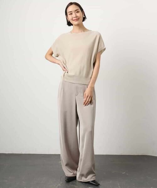 Maison de CINQ / メゾン ドゥ サンク ニット・セーター | [小さいサイズ]ホールガーメント(R)フレンチスリーブニット | 詳細21