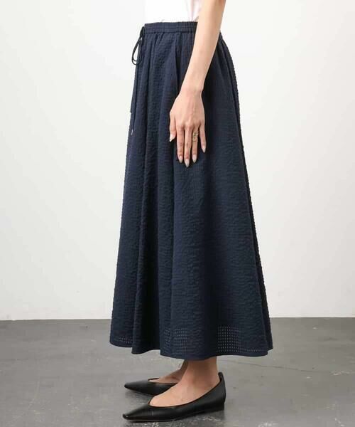 Maison de CINQ / メゾン ドゥ サンク ロング・マキシ丈スカート | [小さいサイズ][セットアップ対応/リラックスボトム]ワッフルギャザースカート | 詳細20