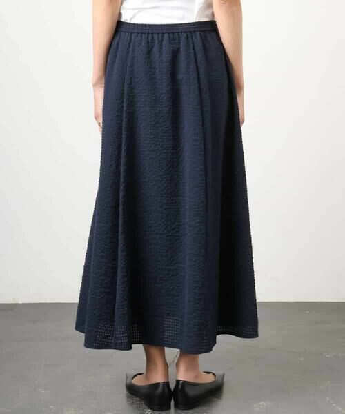 Maison de CINQ / メゾン ドゥ サンク ロング・マキシ丈スカート | [小さいサイズ][セットアップ対応/リラックスボトム]ワッフルギャザースカート | 詳細21