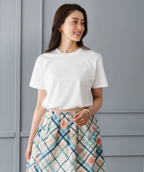 Maison de CINQ / メゾン ドゥ サンク カットソー | [小さいサイズ]ミニマルロゴTシャツ | 詳細12