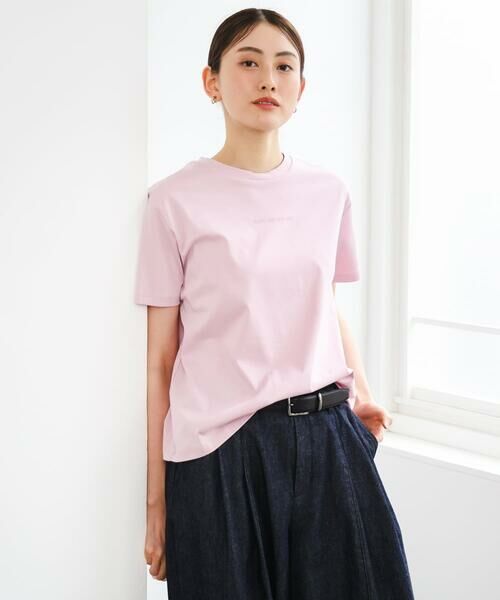 Maison de CINQ / メゾン ドゥ サンク カットソー | [小さいサイズ]ミニマルロゴTシャツ | 詳細2