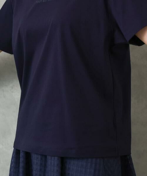 Maison de CINQ / メゾン ドゥ サンク カットソー | [小さいサイズ]ミニマルロゴTシャツ | 詳細22