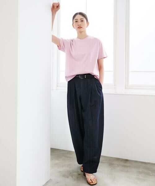 Maison de CINQ / メゾン ドゥ サンク カットソー | [小さいサイズ]ミニマルロゴTシャツ | 詳細3