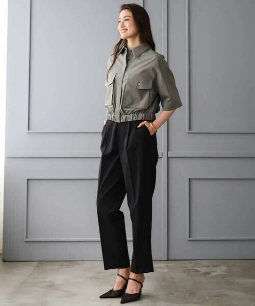 Maison de CINQ / メゾン ドゥ サンク その他パンツ | [小さいサイズ][リラックスボトム]テーパードパンツ | 詳細26