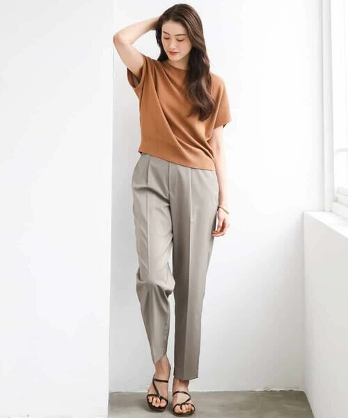 Maison de CINQ / メゾン ドゥ サンク その他パンツ | [小さいサイズ][リラックスボトム]テーパードパンツ | 詳細30