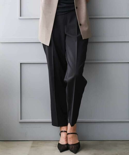 Maison de CINQ / メゾン ドゥ サンク その他パンツ | [小さいサイズ][リラックスボトム]テーパードパンツ（ブラック）