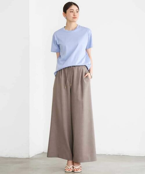 Maison de CINQ / メゾン ドゥ サンク その他パンツ | [小さいサイズ][セットアップ対応/リラックスボトム]ドローストリングワイドパンツ | 詳細30