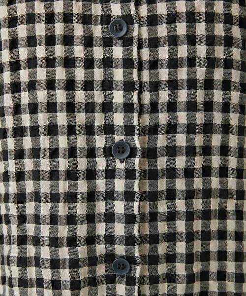 Maison de CINQ / メゾン ドゥ サンク シャツ・ブラウス | [セットアップ対応]リネンコットンギンガムチェックブラウス | 詳細15