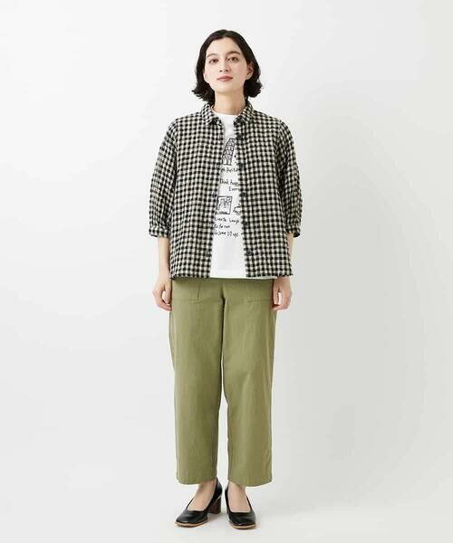 Maison de CINQ / メゾン ドゥ サンク シャツ・ブラウス | [セットアップ対応]リネンコットンギンガムチェックブラウス | 詳細20