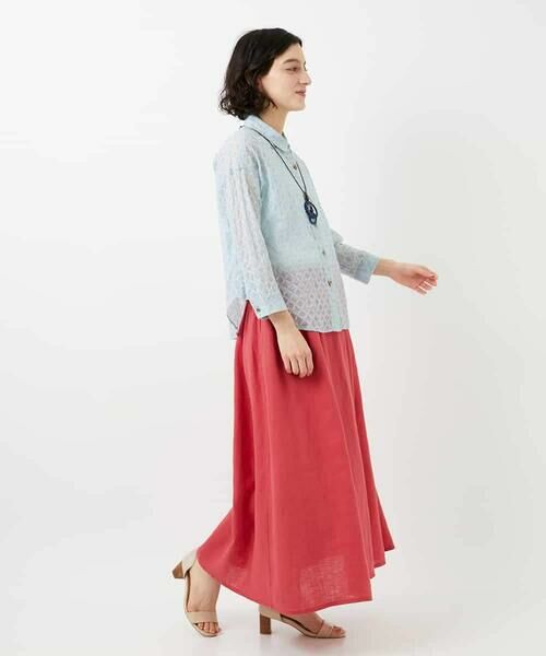 Maison de CINQ / メゾン ドゥ サンク シャツ・ブラウス | 塩縮ダイヤ柄ブラウス | 詳細17