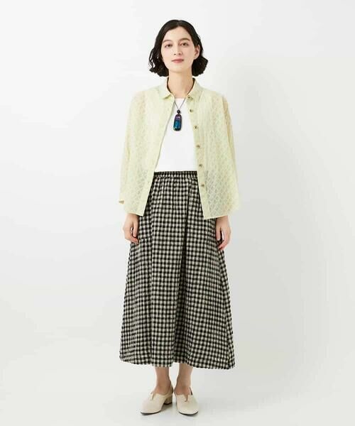 Maison de CINQ / メゾン ドゥ サンク シャツ・ブラウス | 塩縮ダイヤ柄ブラウス | 詳細19