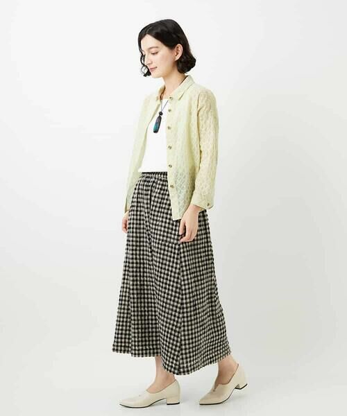 Maison de CINQ / メゾン ドゥ サンク シャツ・ブラウス | 塩縮ダイヤ柄ブラウス | 詳細21