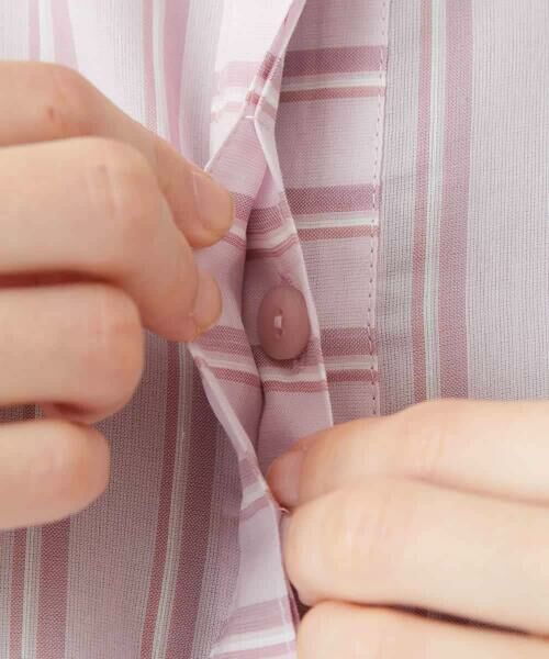 Maison de CINQ / メゾン ドゥ サンク シャツ・ブラウス | シアーストライププルオーバーブラウス | 詳細11