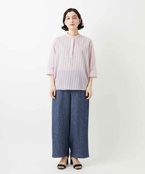 Maison de CINQ / メゾン ドゥ サンク シャツ・ブラウス | シアーストライププルオーバーブラウス | 詳細15