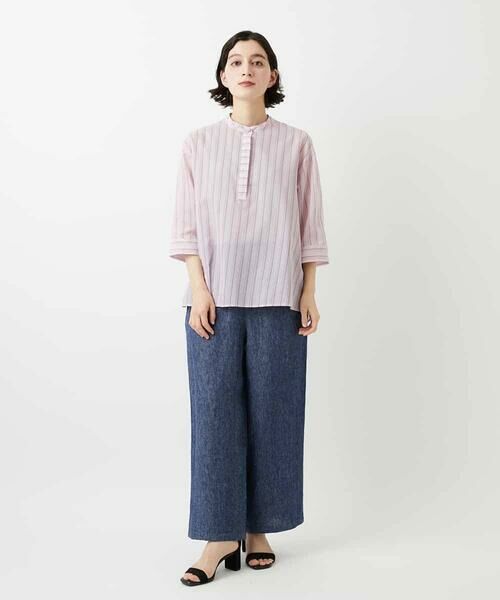 Maison de CINQ / メゾン ドゥ サンク シャツ・ブラウス | シアーストライププルオーバーブラウス | 詳細17