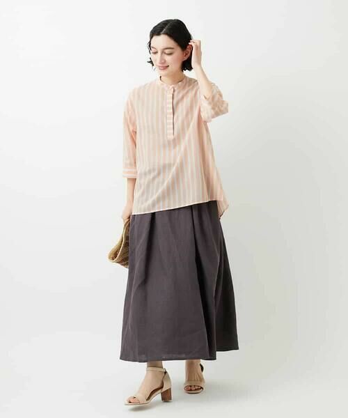 Maison de CINQ / メゾン ドゥ サンク シャツ・ブラウス | シアーストライププルオーバーブラウス | 詳細20