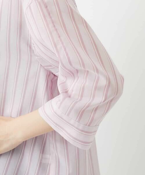 Maison de CINQ / メゾン ドゥ サンク シャツ・ブラウス | シアーストライププルオーバーブラウス | 詳細9