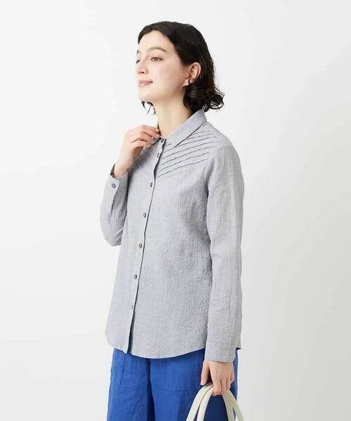 Maison de CINQ / メゾン ドゥ サンク シャツ・ブラウス | ピンタックブラウス | 詳細2