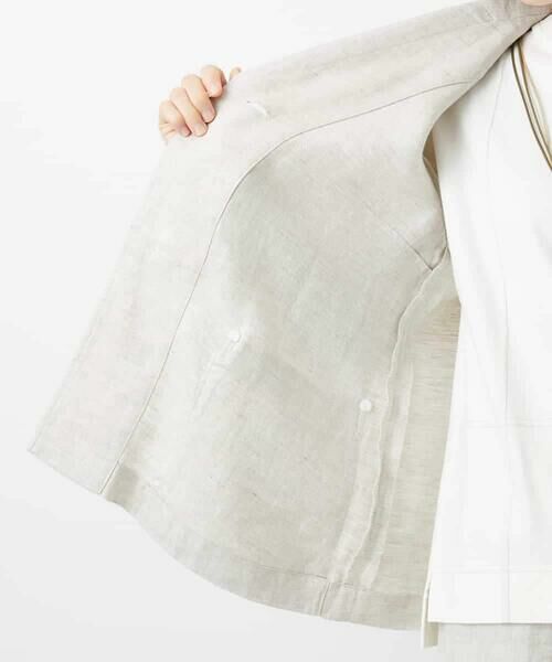 Maison de CINQ / メゾン ドゥ サンク セットアップ | [セットアップ対応]デニム調リネンジャケット | 詳細14