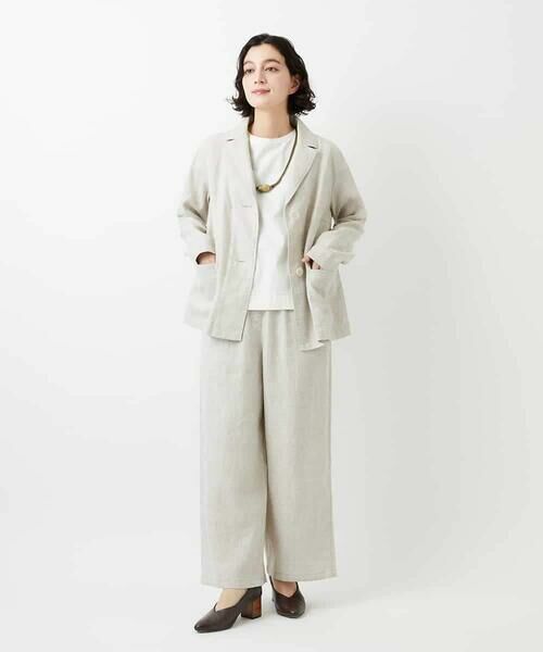 Maison de CINQ / メゾン ドゥ サンク セットアップ | [セットアップ対応]デニム調リネンジャケット | 詳細19