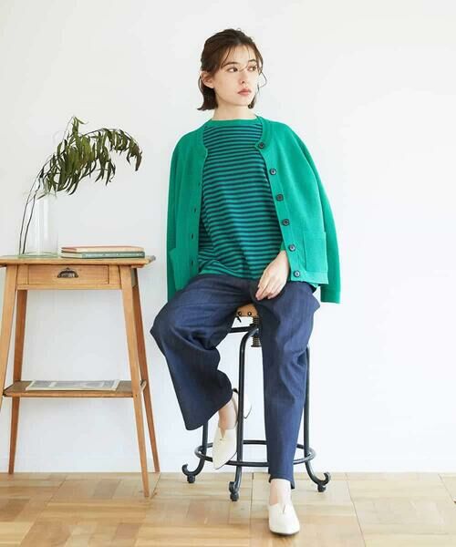 Maison de CINQ / メゾン ドゥ サンク ニット・セーター | ペーパーヤーンボーダーニット | 詳細14