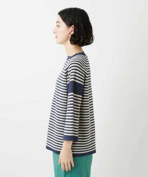 Maison de CINQ / メゾン ドゥ サンク ニット・セーター | ペーパーヤーンボーダーニット | 詳細6