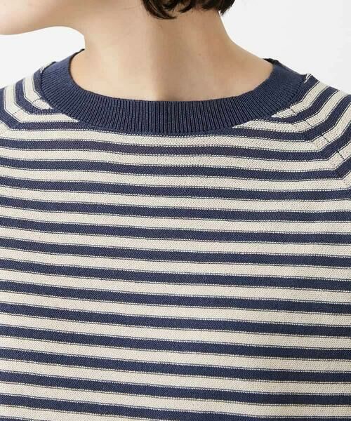 Maison de CINQ / メゾン ドゥ サンク ニット・セーター | ペーパーヤーンボーダーニット | 詳細8