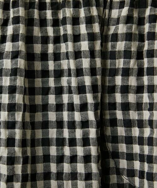 Maison de CINQ / メゾン ドゥ サンク ロング・マキシ丈スカート | [セットアップ対応]リネンコットンギンガムチェックスカート | 詳細9