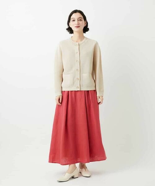 Maison de CINQ / メゾン ドゥ サンク ロング・マキシ丈スカート | カラーリネン製品洗いスカート | 詳細29
