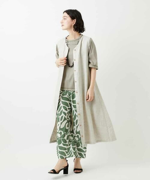 Maison de CINQ / メゾン ドゥ サンク カットソー | クールローレルスカイコットTシャツ | 詳細10