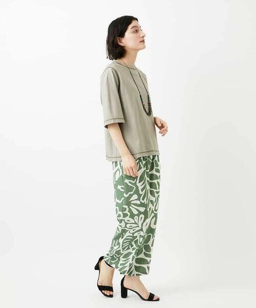 Maison de CINQ / メゾン ドゥ サンク カットソー | クールローレルスカイコットTシャツ | 詳細8