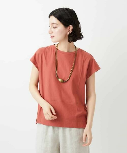 Maison de CINQ / メゾン ドゥ サンク カットソー | クールローレルスリーブレスカットソー | 詳細1