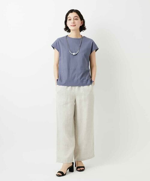 Maison de CINQ / メゾン ドゥ サンク カットソー | クールローレルスリーブレスカットソー | 詳細15