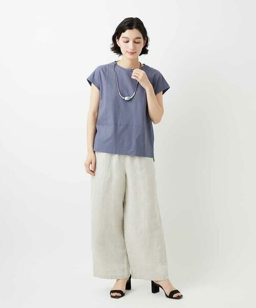 Maison de CINQ / メゾン ドゥ サンク カットソー | クールローレルスリーブレスカットソー | 詳細17