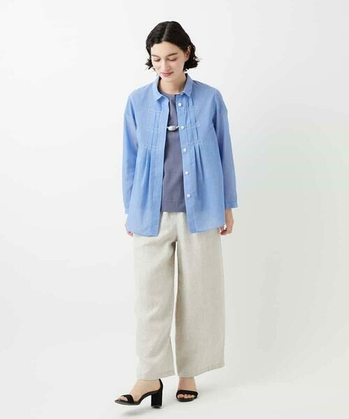 Maison de CINQ / メゾン ドゥ サンク カットソー | クールローレルスリーブレスカットソー | 詳細19