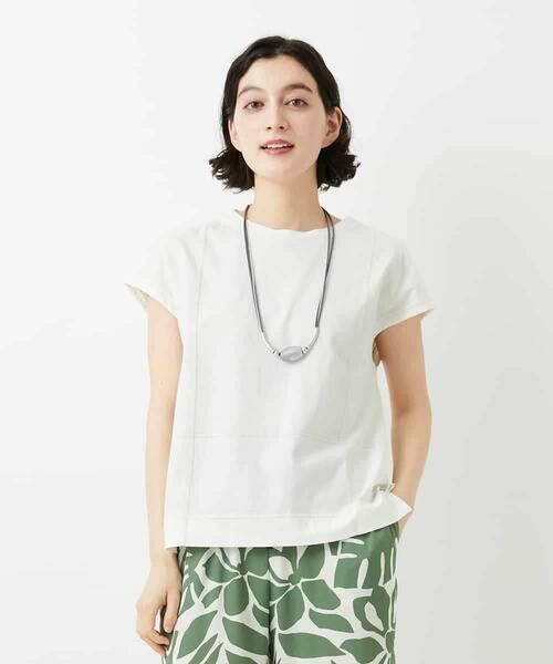 Maison de CINQ / メゾン ドゥ サンク カットソー | クールローレルスリーブレスカットソー | 詳細2