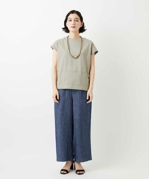 Maison de CINQ / メゾン ドゥ サンク カットソー | クールローレルスリーブレスカットソー | 詳細30