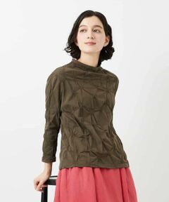 Maison de CINQ / メゾン ドゥ サンク カットソー | [日本製]麻混シャーリングカットソー