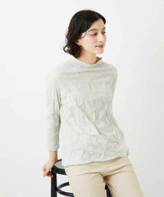 Maison de CINQ / メゾン ドゥ サンク カットソー | [日本製]麻混シャーリングカットソー