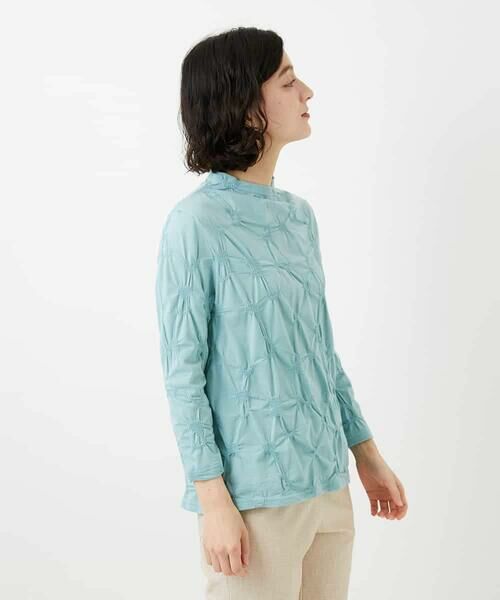 Maison de CINQ / メゾン ドゥ サンク カットソー | [日本製]麻混シャーリングカットソー | 詳細1