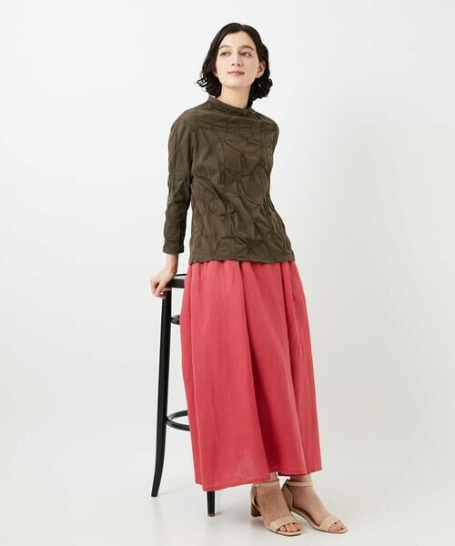 Maison de CINQ / メゾン ドゥ サンク カットソー | [日本製]麻混シャーリングカットソー | 詳細10