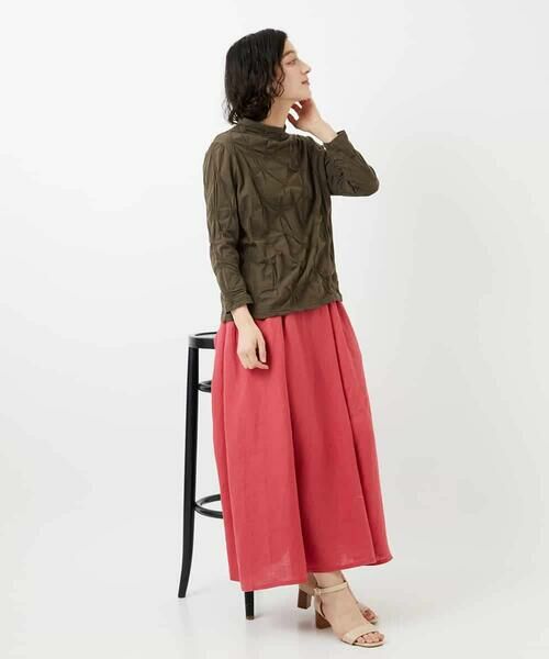 Maison de CINQ / メゾン ドゥ サンク カットソー | [日本製]麻混シャーリングカットソー | 詳細11