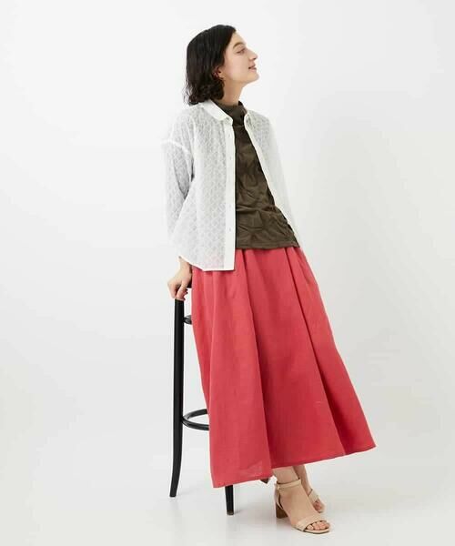 Maison de CINQ / メゾン ドゥ サンク カットソー | [日本製]麻混シャーリングカットソー | 詳細13