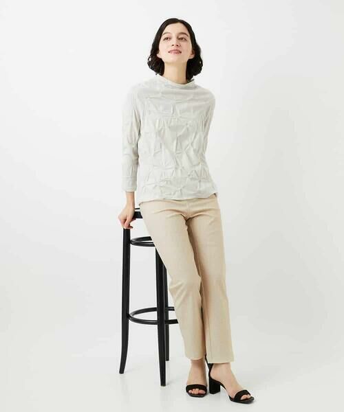 Maison de CINQ / メゾン ドゥ サンク カットソー | [日本製]麻混シャーリングカットソー | 詳細15